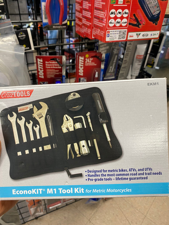 Cruz Tools EconoKIT M1 Tool Kit for Metric Motorcycles.