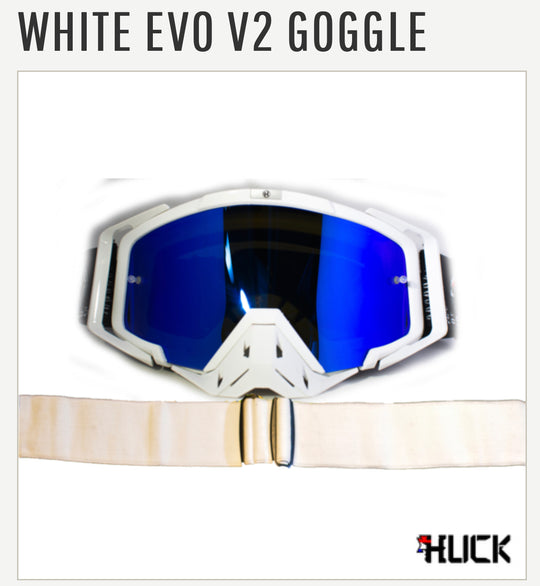 HUCK EVO V2 Goggle White