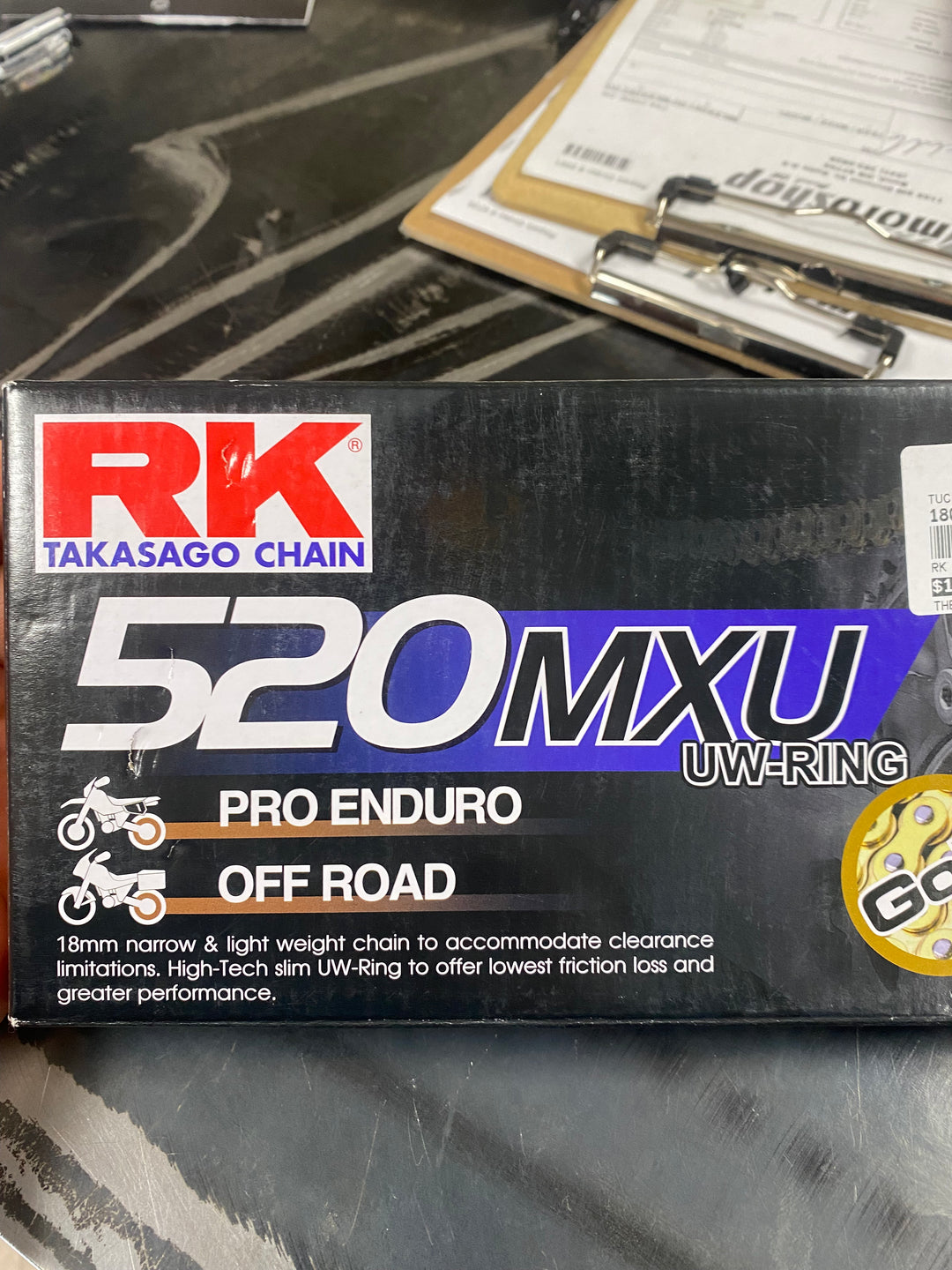 RK Excel America GB520MXU-112 MXU UW-Ring Series Chain 120 Link