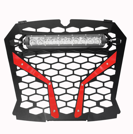 RZR XP Turbo S Front Light Grill - Modquad