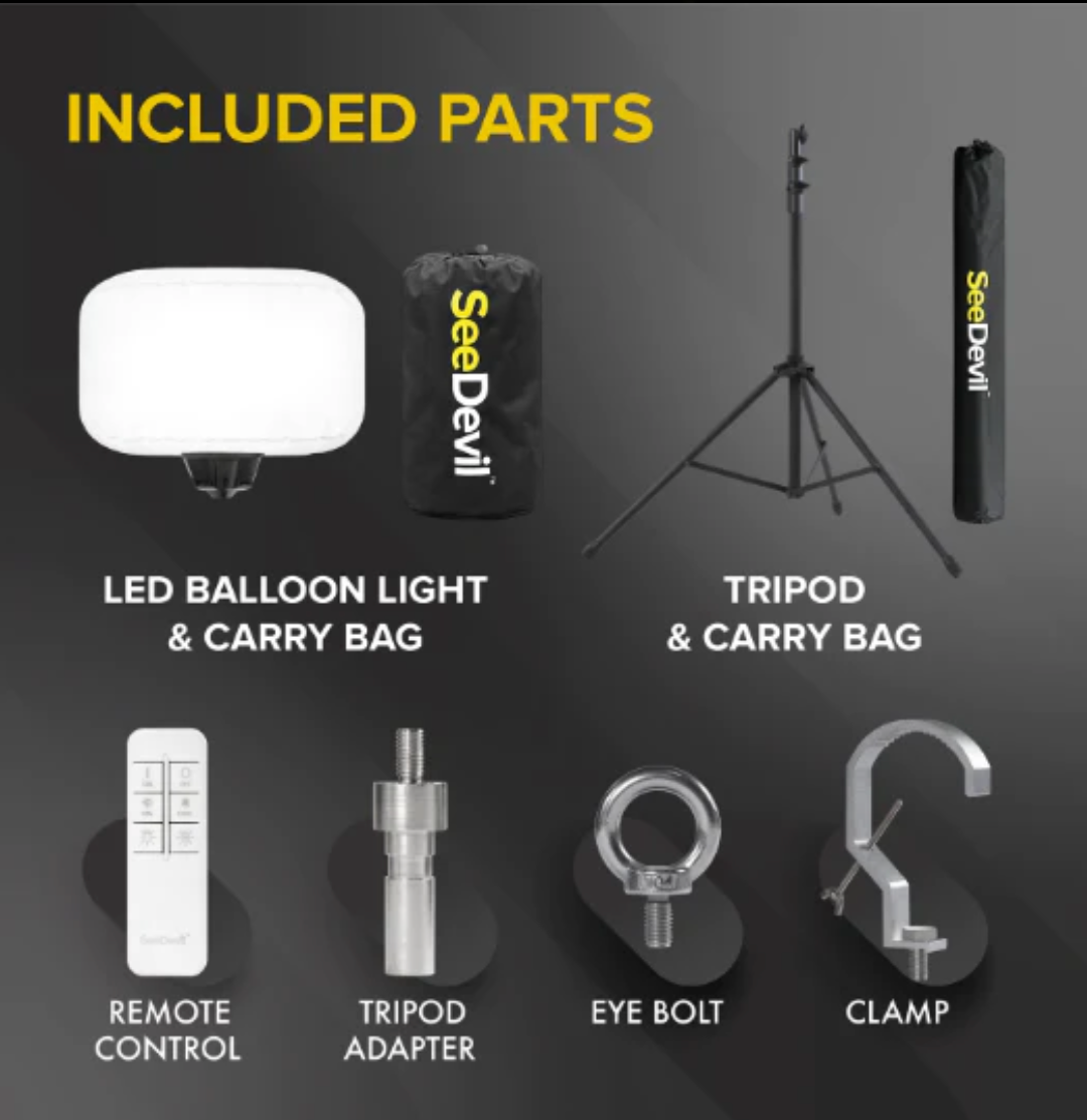 150 Watt Balloon Light Kit - SeeDevil