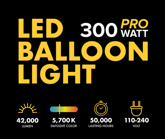 300 Watt Balloon Light Kit