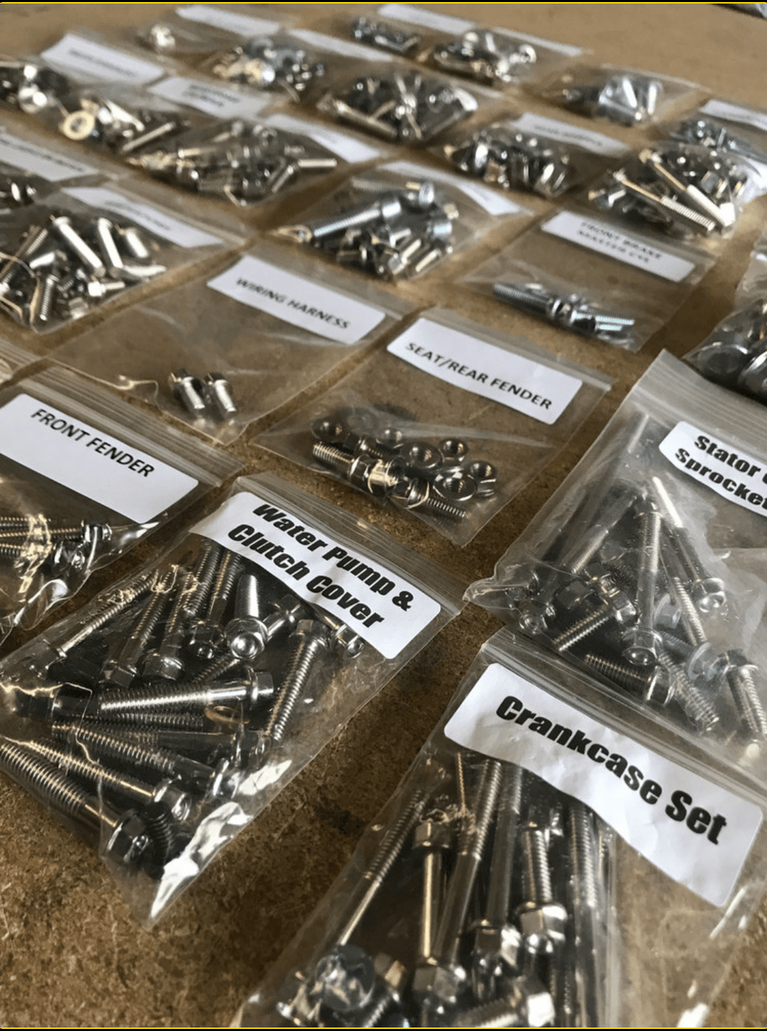 Banshee Restoration Fastener Bolt Kit - Nickel Wurks - Dune Goons