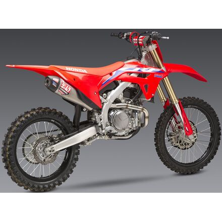CRF450R/RX 2021 - 2024 RS - 12 STAINLESS FULL EXHAUST, W/ STAINLESS MUFFLER - Dune Goons