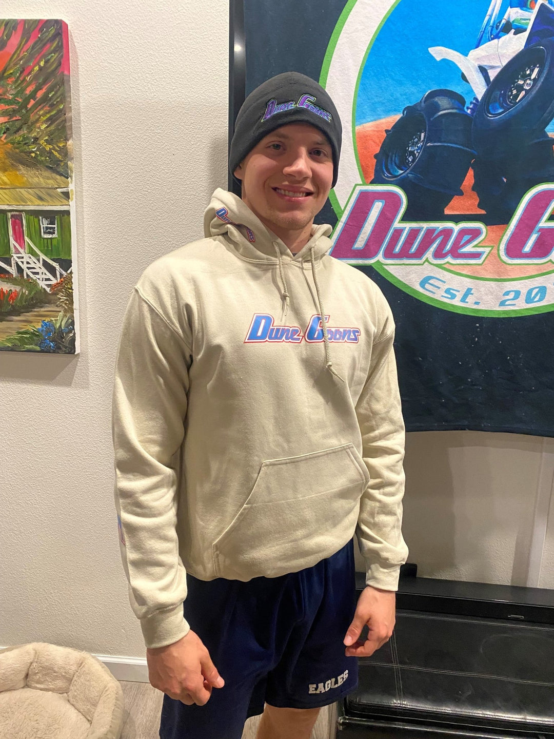 Dune Goons Art Hoodie – Hand - Drawn Heavy Blend Pullover - Dune Goons