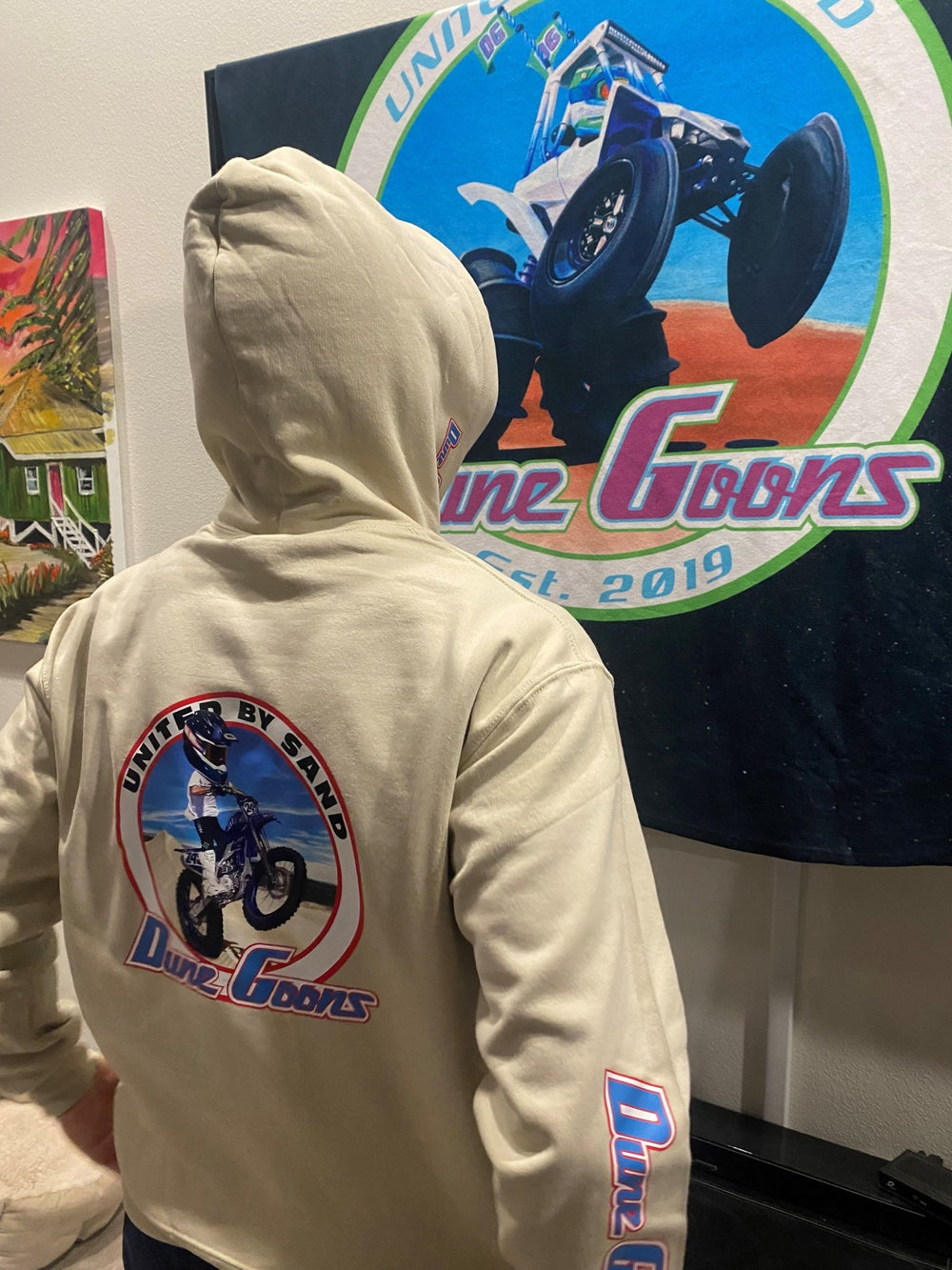 Dune Goons Art Hoodie – Hand - Drawn Heavy Blend Pullover - Dune Goons