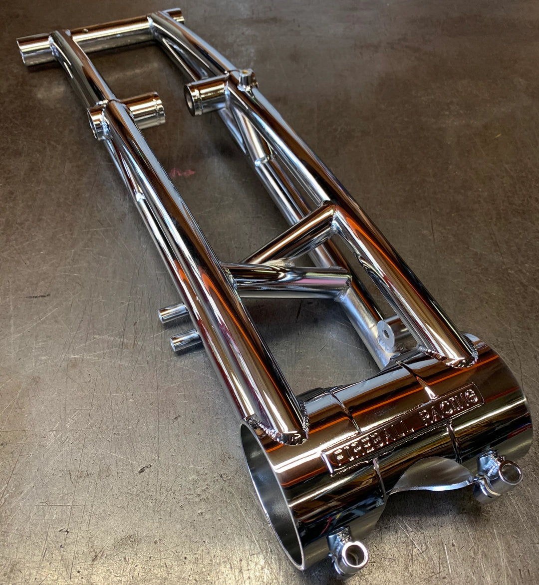 Fireball Banshee Swingarm +2–+10 (In Stock: +4 Clear Powder Coat) - Dune Goons