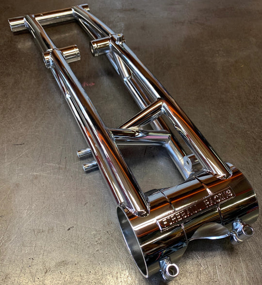 Fireball Banshee Swingarm +2–+10 (In Stock: +4 Clear Powder Coat) - Dune Goons