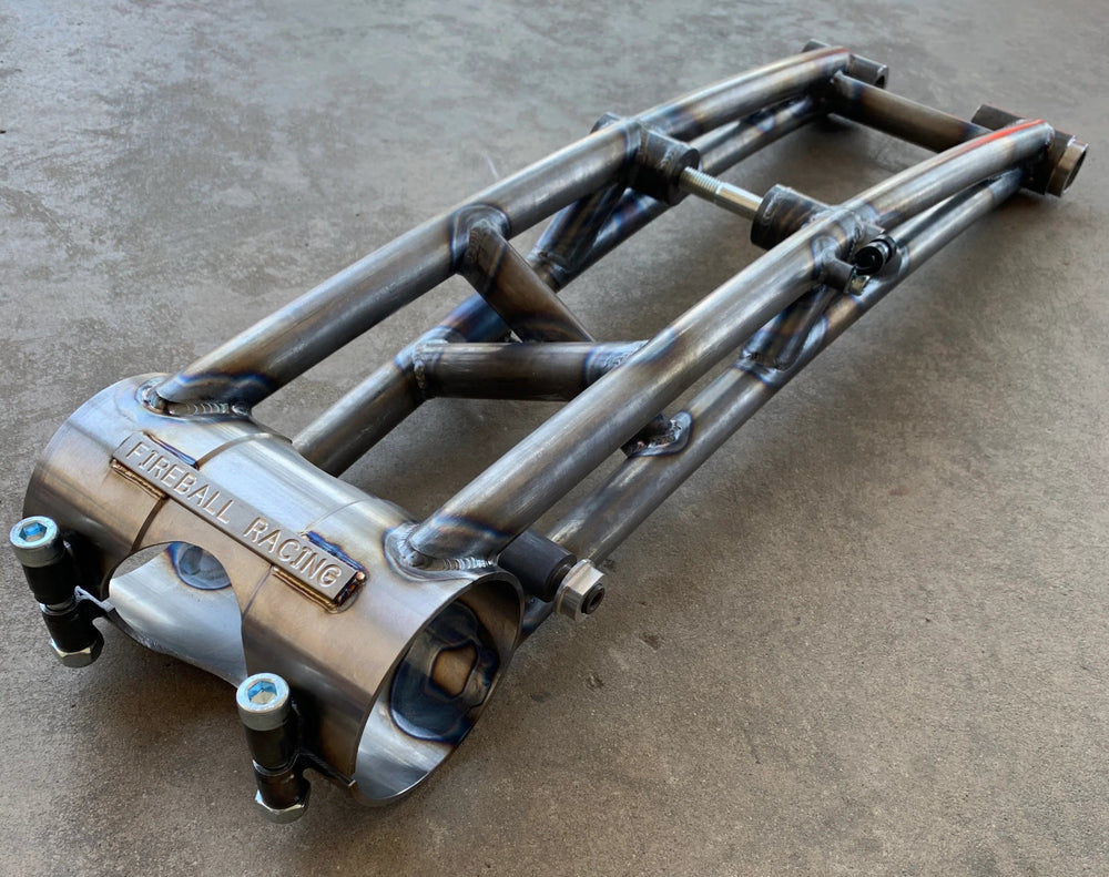 Fireball YFZ450 / YFZ450R Arched Chromoly Swingarm (+4 & Up) - Dune Goons