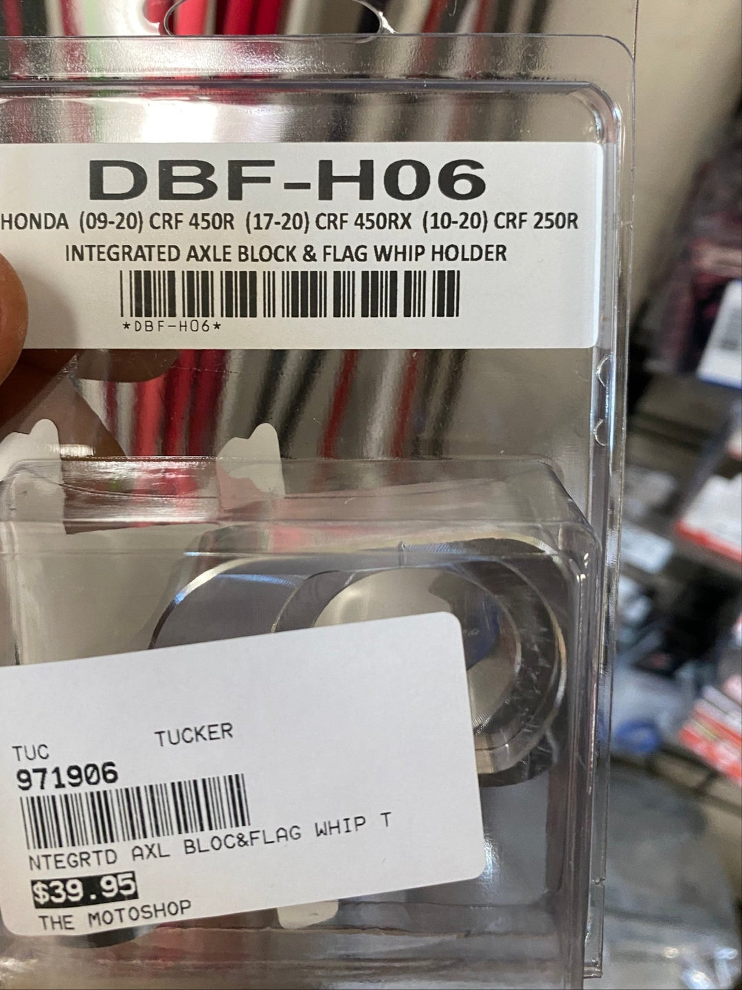 Flag Whip Axle Block – Honda CRF 250R / 450R (2009–2025) - Dune Goons