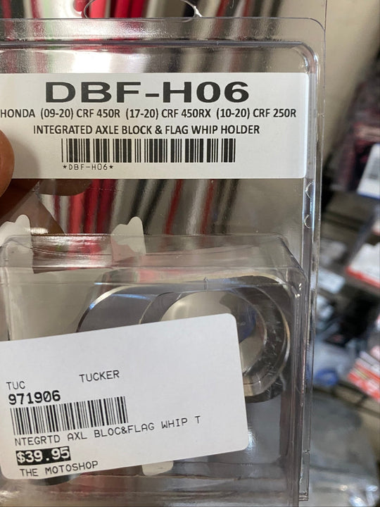 Flag Whip Axle Block – Honda CRF 250R / 450R (2009–2025) - Dune Goons