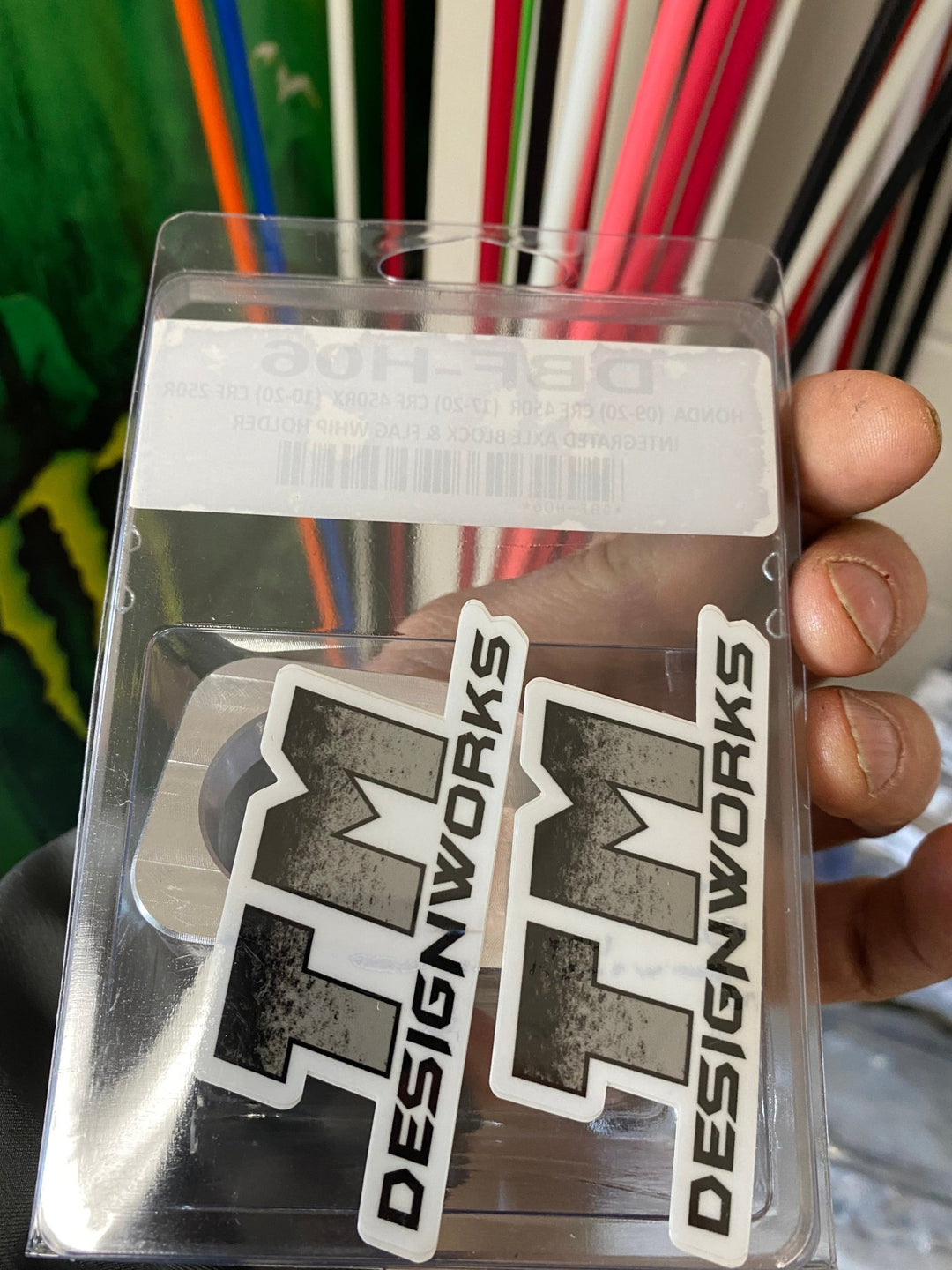 Flag Whip Axle Block – Honda CRF 250R / 450R (2009–2025) - Dune Goons