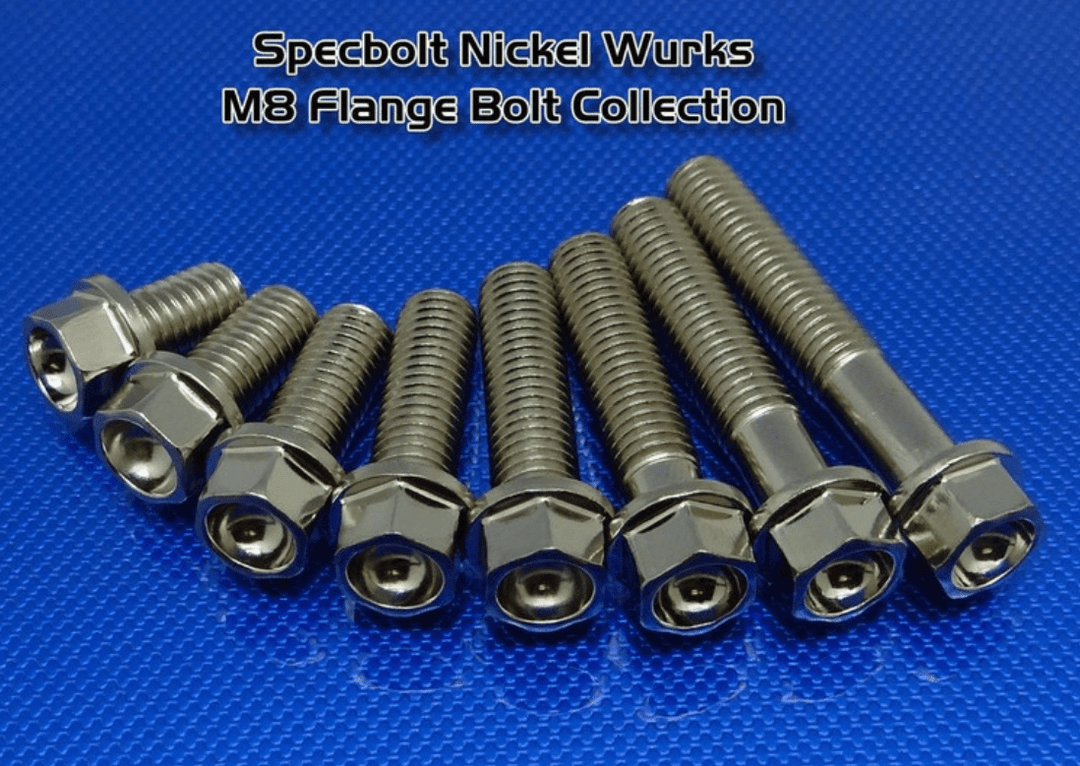 Honda CR & CRF Dress Up Bolt Kit - Nickel Wurks - Dune Goons