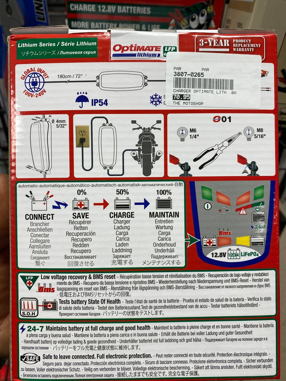 Optimate Lithium Battery Charger - Dune Goons