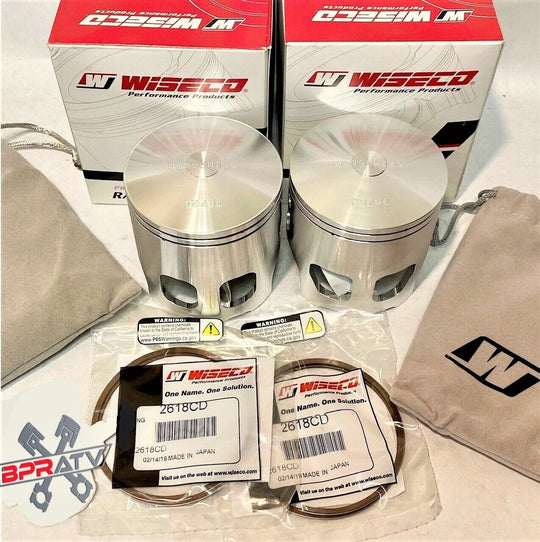 Banshee Wiseco Pistons Piston Set Pair 64mm 64 mil Stock Bore Pro Lite Standard