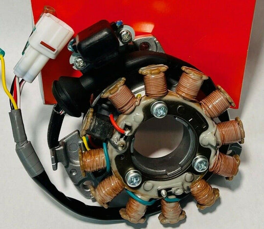 Banshee OEM Stator Flywheel Genuine Yamaha Denso Rotor Assembly Timing Plate Kit