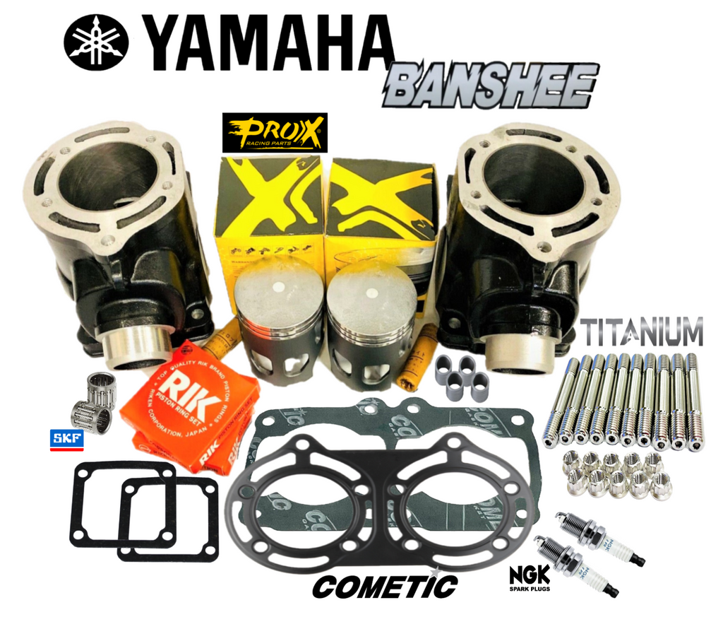 Banshee 350 Top End Rebuild Kit Stock OEM Bore Tuned Cylinders