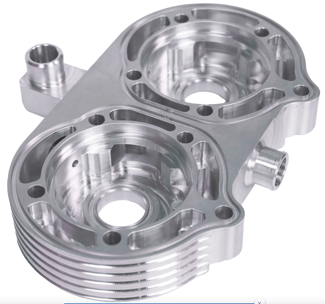 Yamaha Banshee Cool Head – Modquad Polished Billet Aluminum, Max Cooling - Dune Goons