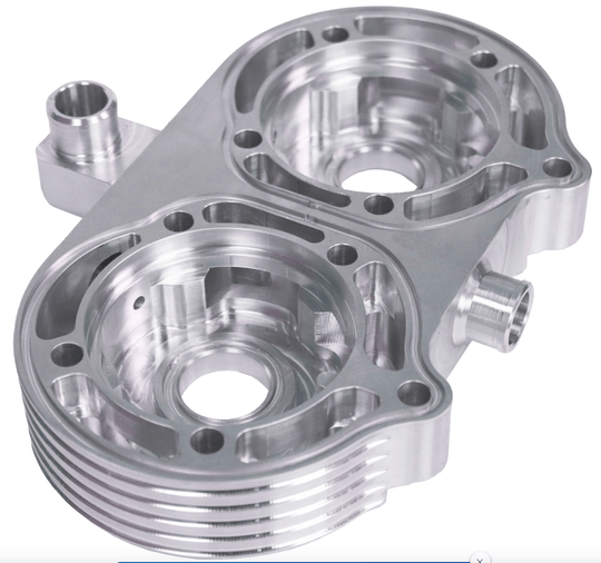 Yamaha Banshee Cool Head – Modquad Polished Billet Aluminum, Max Cooling - Dune Goons