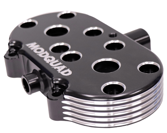 Yamaha Banshee Cool Head – Modquad Polished Billet Aluminum, Max Cooling - Dune Goons