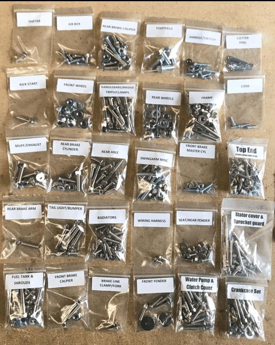 Yamaha Raptor 700R Restoration Fastener Kit (Nickel Wurks) - Dune Goons