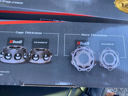 YXZ 8 Ball Extreme Duty Axle - All Balls Racing 2016+ - Dune Goons