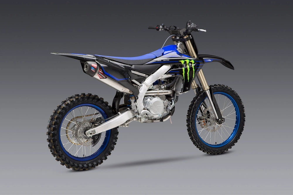 YZ450F 20 - 22 RS - 12 STAINLESS FULL EXHAUST SYSTEM W/ ALUMINUM MUFFLER - Dune Goons