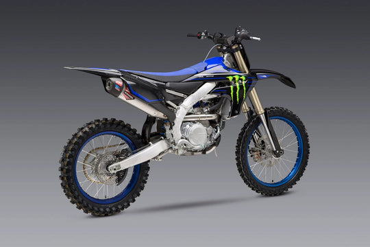 YZ450F 20 - 22 RS - 12 STAINLESS FULL EXHAUST SYSTEM W/ ALUMINUM MUFFLER - Dune Goons